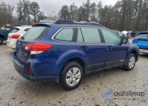 2011 Subaru Outback 2.5I z USA, uszkodzony, nr VIN 4S4BRBAC6B3427425